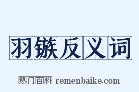 羽镞反义词是什么意思的图片